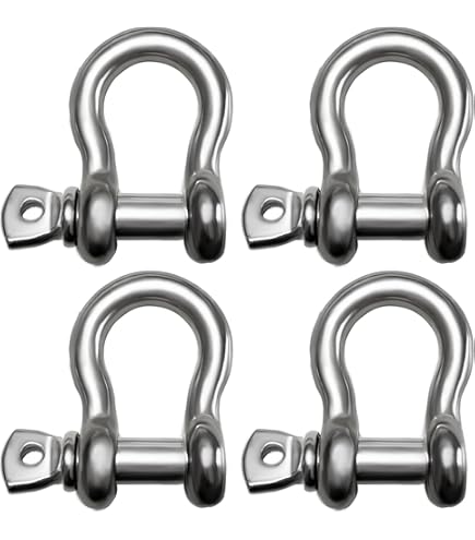 High Quality Carbon Steel Shackle 5/8 Galvanized Screw Pin Anchor Bow Shackle - China Shackles