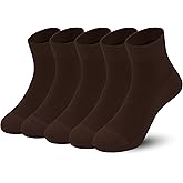 SERISIMPLE Kids Viscose Bamboo Above Ankle Socks Breathable Thin Summer Crew Comfortable Mesh Girls Boys Socks 5 Pairs