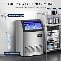 220LBS Commercial Ice Maker Machine - 72PCS Ice