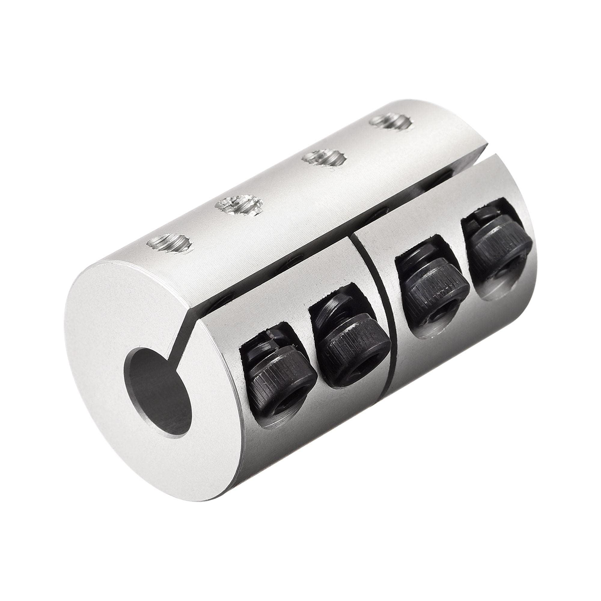 sourcing map 9mm to 9mm Shaft Coupling 25mmx40mm Coupler Aluminum Alloy Joint Motor for 3D Printer CNC Machine DIY Encoder