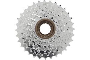 8 Speed 13‑32T Rotary Freewheel, High Strength Steel Bike Freewheel, Hollow Lightweight Design with Precision Tooth Shape, 8‑