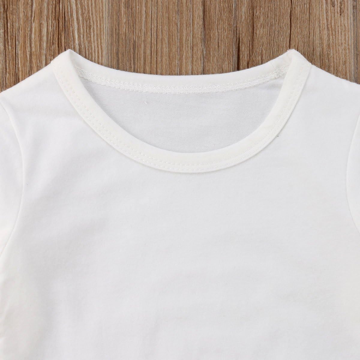 Toddler Baby Girl Basic Plain Ruffle Cuff Long Sleeve Cotton T Shirts Tee Tops: Clothing