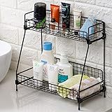 2-Tier Bathroom Countertop Organizer -Cosmetic Organizer- Makeup Organizer Holder for Bathroom -Kitchen Organizer Storage Wir