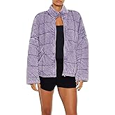 Forever 21 womens Quilted Zip-up Jacket
