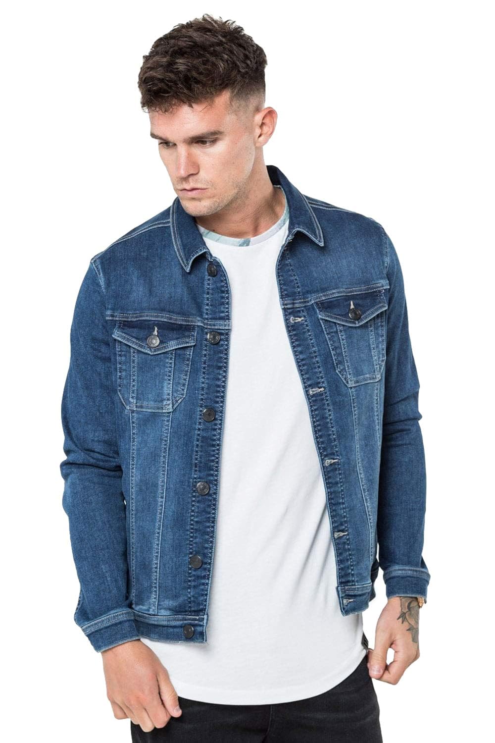 dark jeans jacket