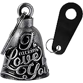 Dream Apparel Motorcycle Bell Guardian Angel Drive Away Gremlin, Biker Bell for Men Women Rider Riding, Good Luck Gift