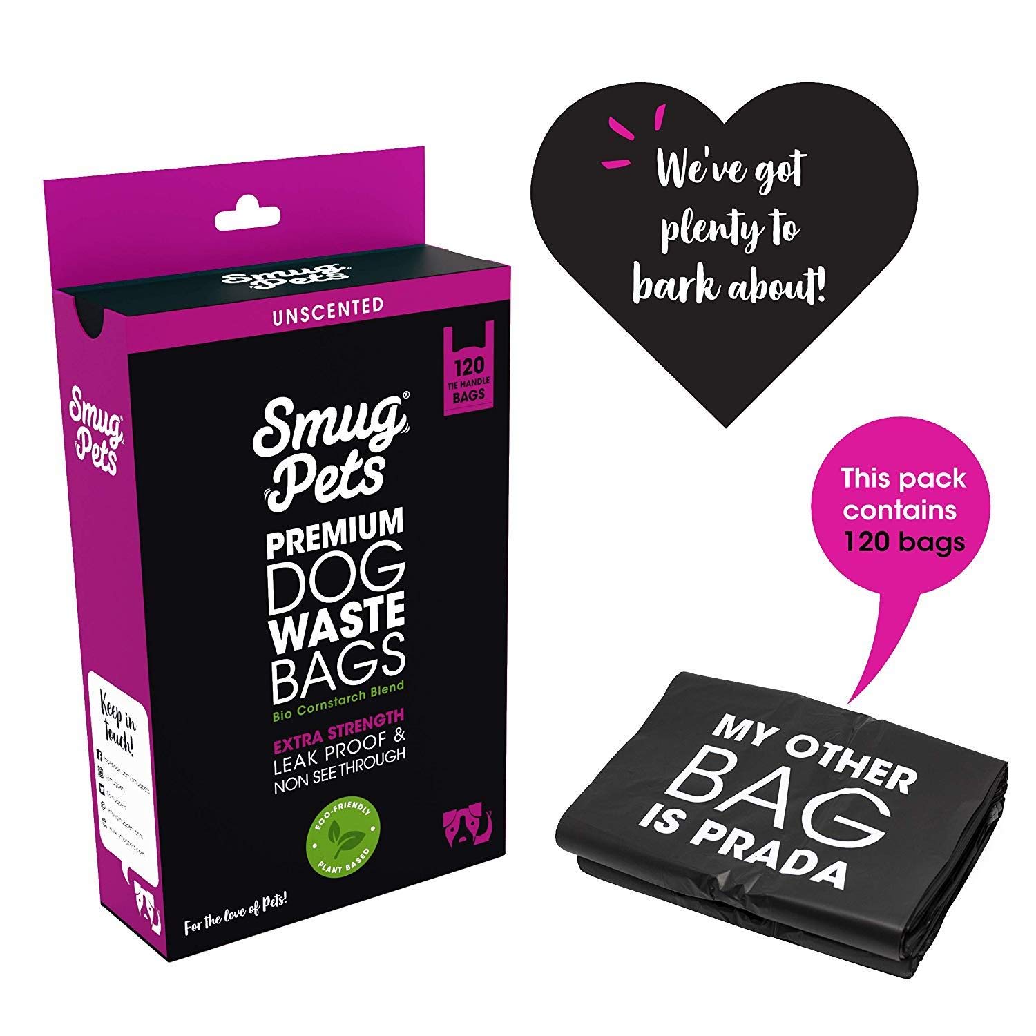 smug pets dog waste bags