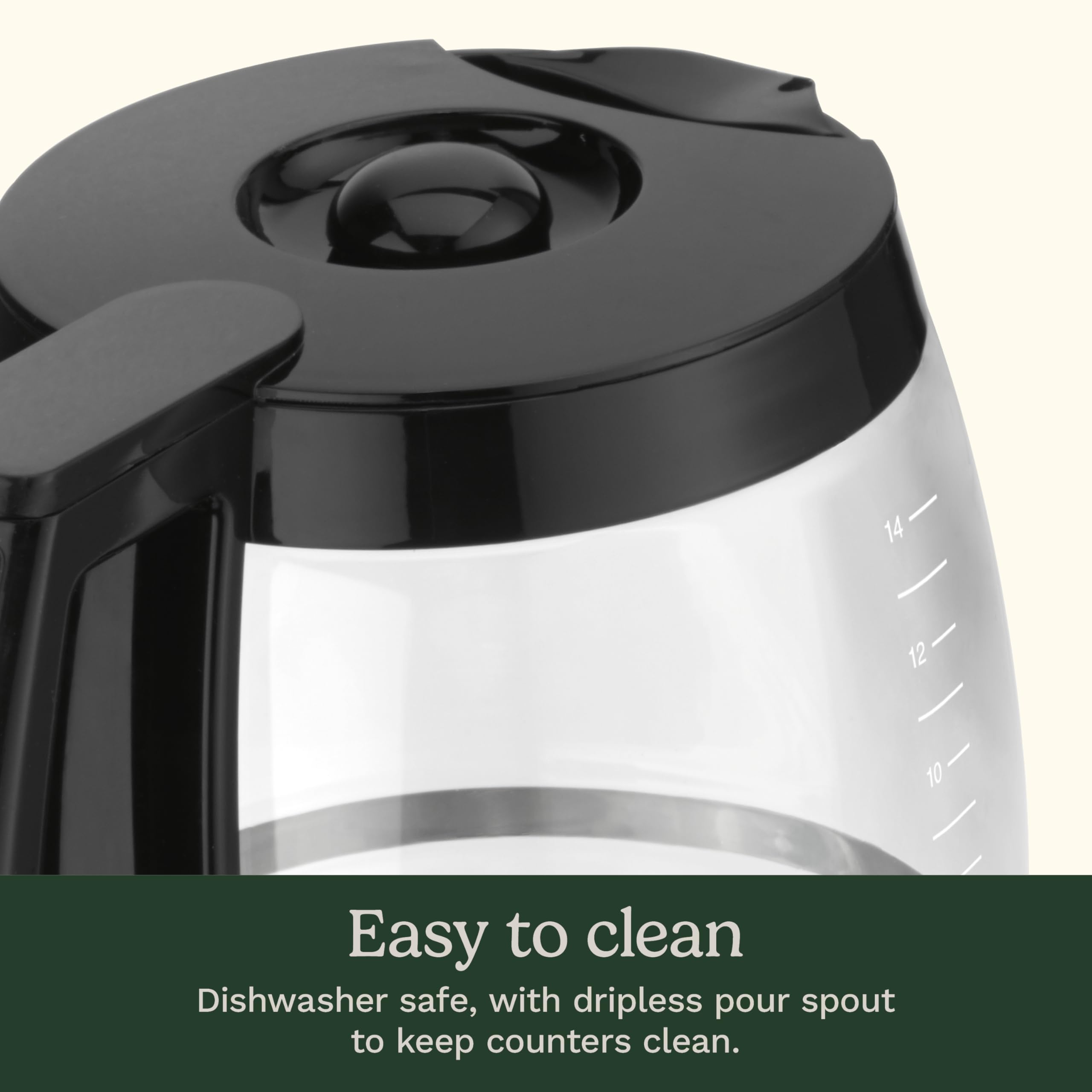 Cuisinart 14-Cup Replacement Carafe for Coffee Maker, DCC-2200RC
