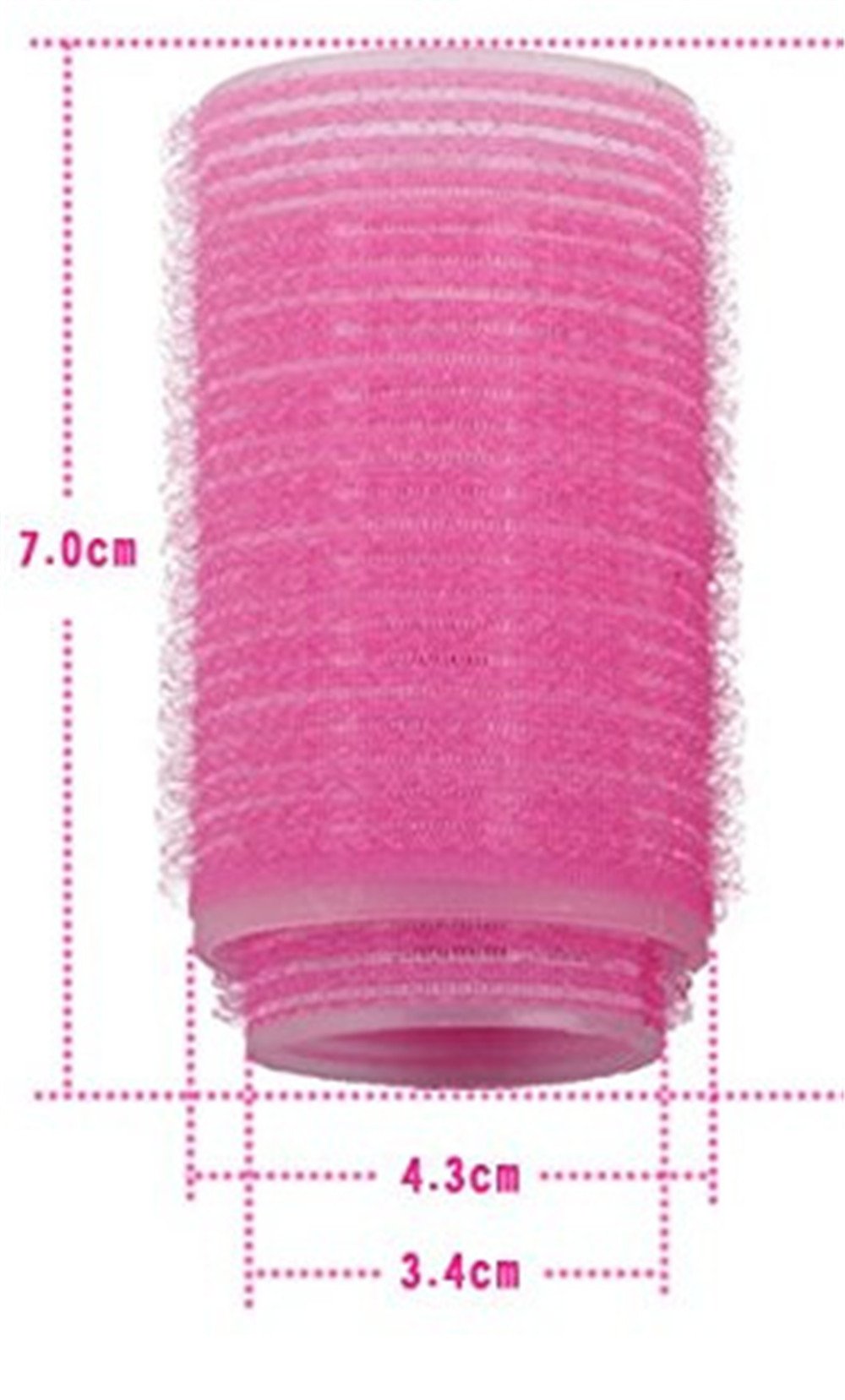 2Pcs/Set Plastic Hair Rollers Curlers Bangs Self-Adhesive Hair Volume Hair Curling Styling Tools Magic Women DIY Makeup Tools S