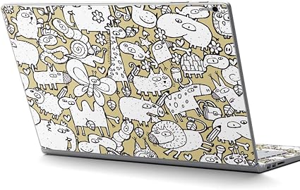 Amazon Igsticker Surface Book Book2 Book3 13 5inch ブック２ 専用 スキンシール サーフェス ブック2 カバー ケース フィルム ステッカー アクセサリー 保護 アニマル 動物 イラスト スマコレ 家電 カメラ