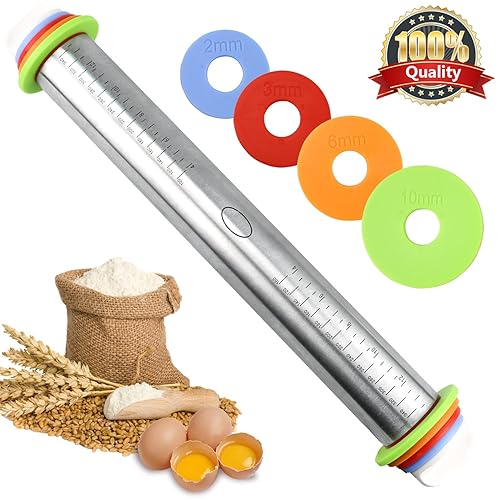 Joseph Joseph Adjustable Rolling Pin MultiColour Joseph Joseph