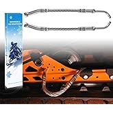 KAVIUS Ice Scratchers Snowmobile 2025 UPGRADED Compatible with Polaris Arctic Cat Skidoo Lynx Cable Ice Scratchers Kit Fit fo