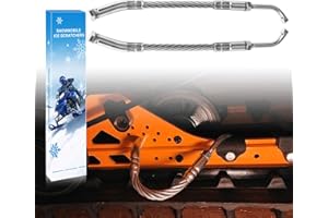 KAVIUS Ice Scratchers Snowmobile 2025 UPGRADED 2-PACK Compatible with Polaris Skidoo Arctic Cat Snowmobile Scratchers Fit for Reverse & Non-reverse Gear Equipped Snowmobiles Track Heights Above 2-1/2"