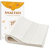 SMARTAKE 200 Pcs Parchment Paper Baking Sheets, 13x18 Inch Non-Stick Precut Baking Parchment, Suitable for Baking Grilling Air Fryer Steaming Bread Cup Cake Cookie and More (White)