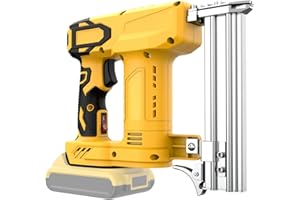 18 Gauge Cordless Brad Nailer & Staple Gun for DE Walt 20V Battery (No Battery), 2 in 1 Nail Gun/Staple Gun with 2000 Nails f