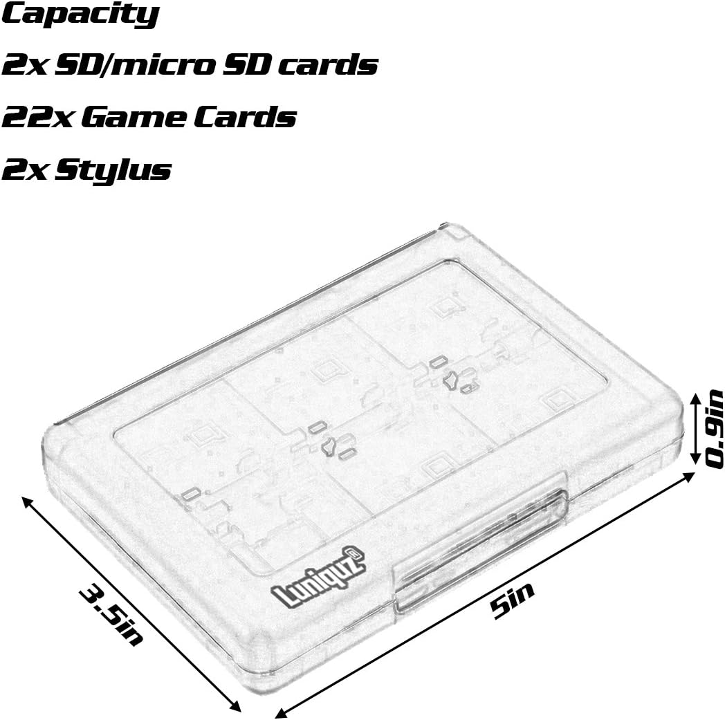 Luniquz 26 in 1 Game Card Case Holder for Nintendo New 3DS / 3DS / Dsi/Dsi XL/Dsi LL/DS/DS Lite Cartridge Box/Pink - Image 5