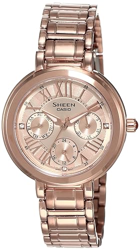 casio sheen gold watch