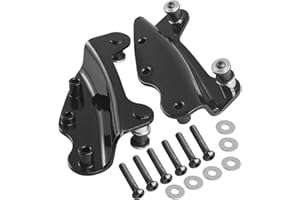 NOVALLA 4 Point Docking Hardware Kit Fit for Harley Touring Accessories Street Glide Electra Glide Road King Road Glide Quick Release Chrome Hardware Set 2009-2013 (Black)