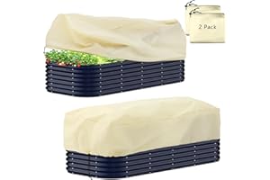 ATAOSGR Plant Covers Freeze Protection, Winter Frost Blanket for Flower Pot Plants, Reusable Outdoor Plant Covers Freeze Protection, with Drawstring78.7x39x17.7INCH 2 pcs