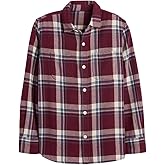 Gap Boys Long Sleeve Flannel Button-Down Shirt