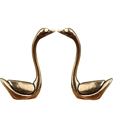 Amazon.com: ADDUNE Crane Stepping on Turtle Chinese Handmade Brass