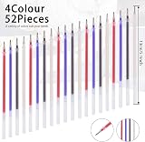 JANYUN 4 Pieces Heat Erasable Fabric Pens with 28 Refills 0.5mm Marking view 3