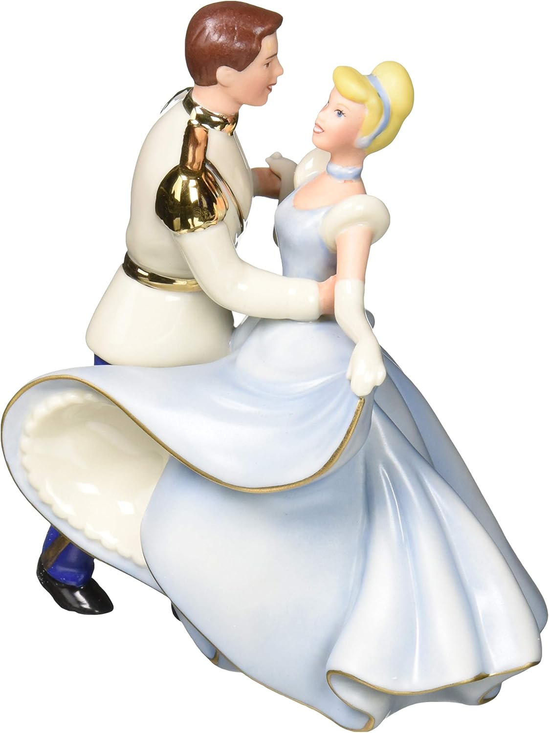 Amazon Com Lenox Cinderella And Prince Charming Figurine 1 Lb Blue Home Kitchen