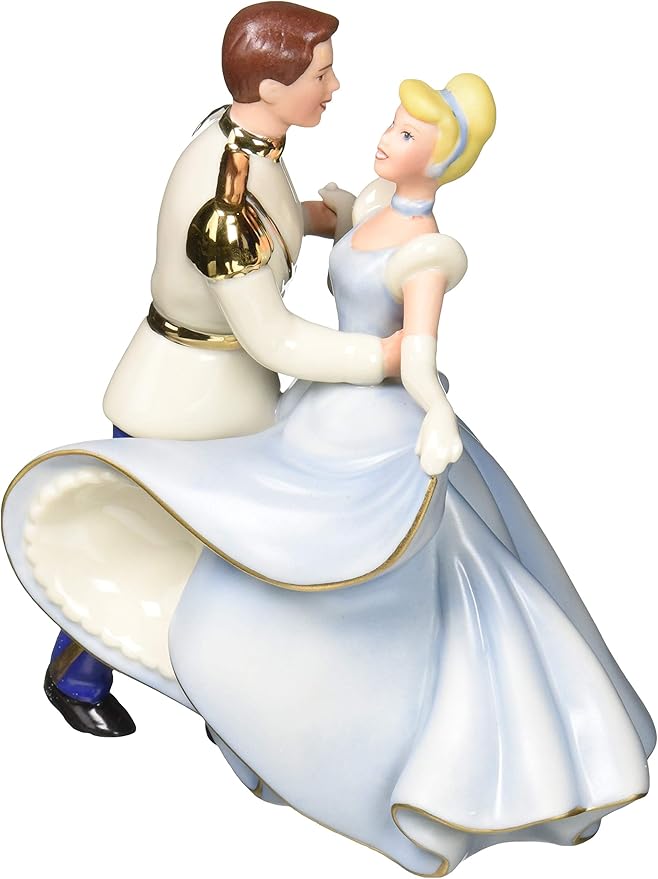 Amazon.com: Lenox Cinderella and Prince Charming Figurine, 1.2 LB, Blue