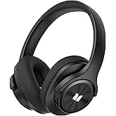 Monster Mission 200 Bluetooth Headphones, Wireless Headphones with 3 EQ Modes, Low Latency HiFi Stereo Foldable Lightweight Headset, 60H Playtime,Deep Bass for Home Office Cellphone PC Ect