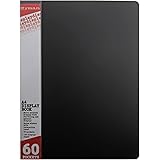 Banner Soft Cover A4 Black Display Book With 40 Pockets Display