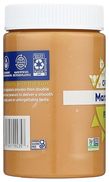 MARANATHA ORGANIC CREAMY PEANUT BUTTER SPREAD, NO STIR, 16 OUNCE JAR