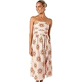 Petal & Pup Womens Ryder Strapless Midi Dress