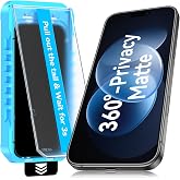 Mothca 2 Pack 360&deg; Matte Privacy Screen Protector for iPhone 18 Pro Max | Silkfeel&trade; Series, 4X Stronger Tempered Glass, 4 Way Anti Spy, Anti Glare Anti Fingerprint, Full Coverage, 6.9&Prime;, Auto Fit Box