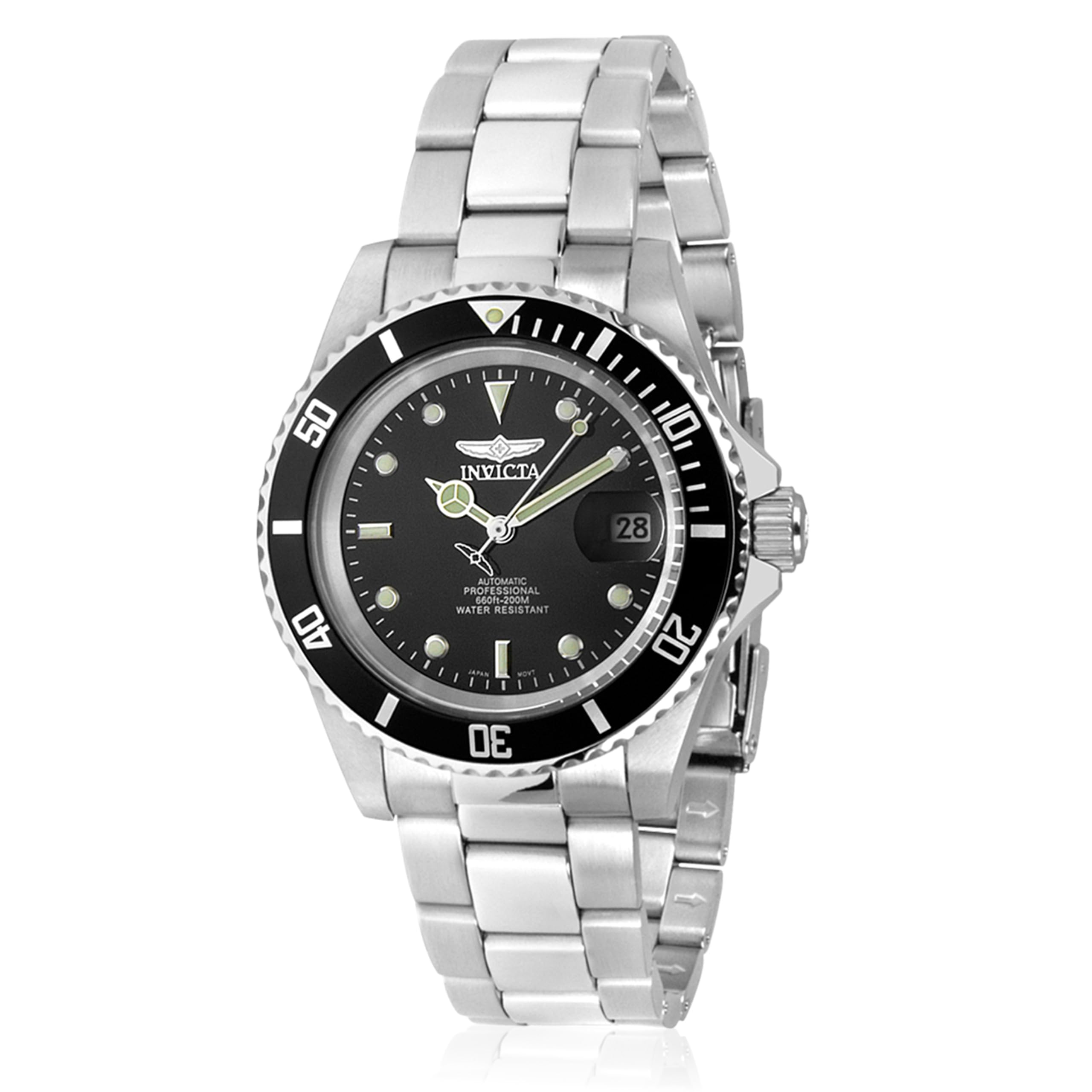 Reloj automático Invicta Pro Diver Collection para hombre con borde de moneda