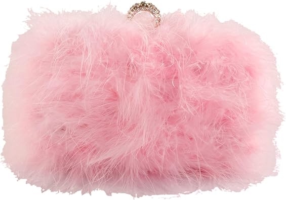 fluffy pink bag