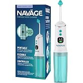Nav&auml;ge&reg; Portable Powered Nose Cleaner with Sinus Rinse Flexibility | USB-Rechargeable &amp; Cordless: LED Interface, 3 Power Modes, Compact Nasal Rinse Kit Compatible with SaltPods &amp; Rinse Packets