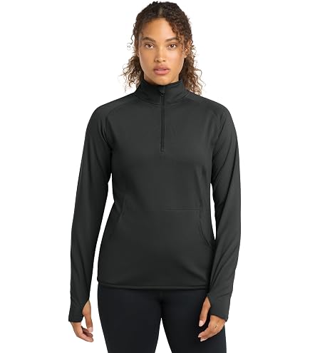 SPORT-TEK Women's Sport-Wick Textured Quarter Zip Pullover
