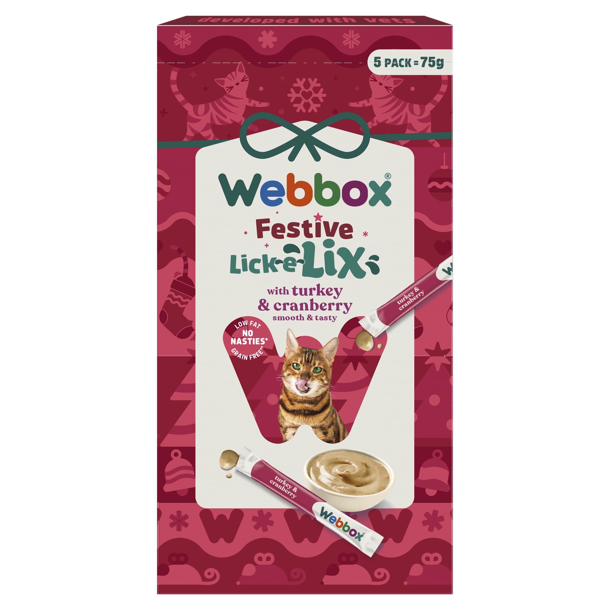 Webbox Lick-E-Lix Turkey and Cranberry, 75 g
