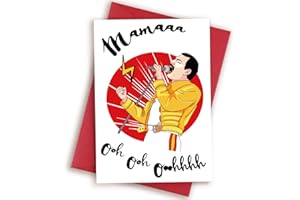 HEALSLA Funny Mothers Day Card for Wife Mom, First Mothers Day Gifts from Daughter Son, Mums Birthday Gifts for Women from Husband with Envelope