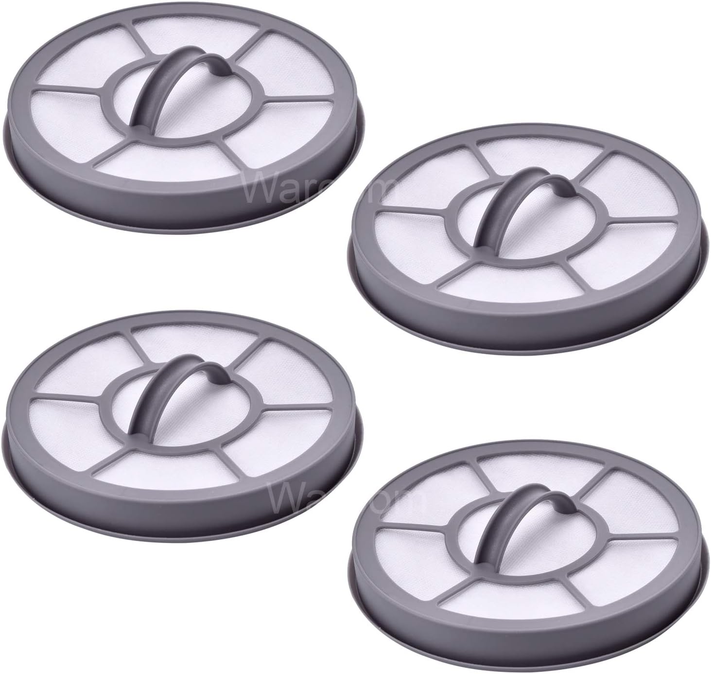 WAROOM 4 Pack Replacement Filter for Eureka Airspeed Exhaust EF-7 Models AS3001A, AS3008A, AS3011A, AS3030A.Replaces Part 091541