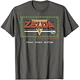Nintendo Legend of Zelda Classic NES Title Screen T-Shirt