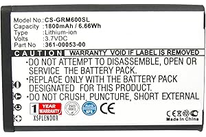 XSPLENDOR Replacement Battery for Garmin Alpha 100 Handheld Montana 600 Montana 600T Montana 600t Camo Montana 650 Montana 650T Monterra Part NO Garmin 361-00053-00