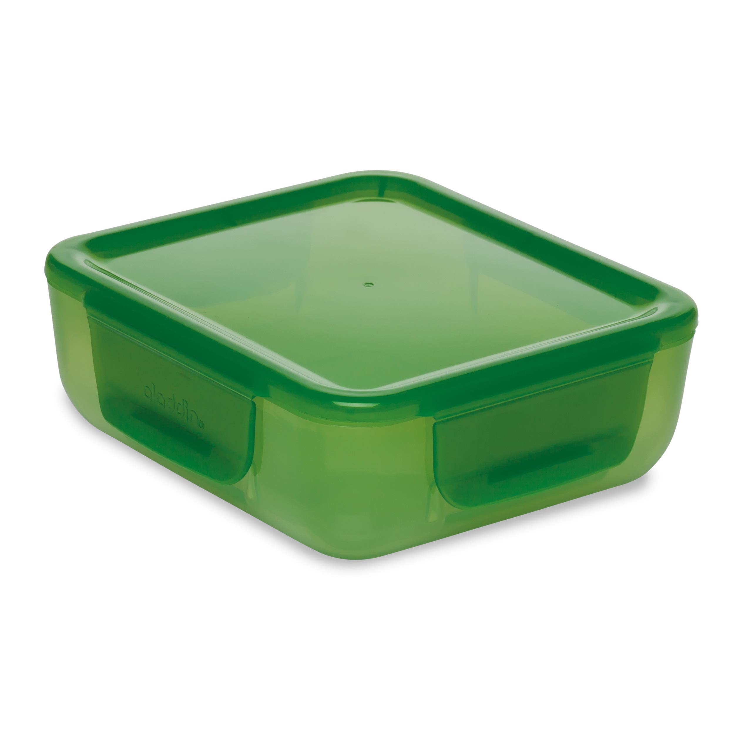 Aladdin Easy-Keep Lunch Box 0.7L Green – Leakproof Lid - Snap Hinge Detachable Flip Lid - BPA-Free - Microwave Safe - Dishwasher Safe