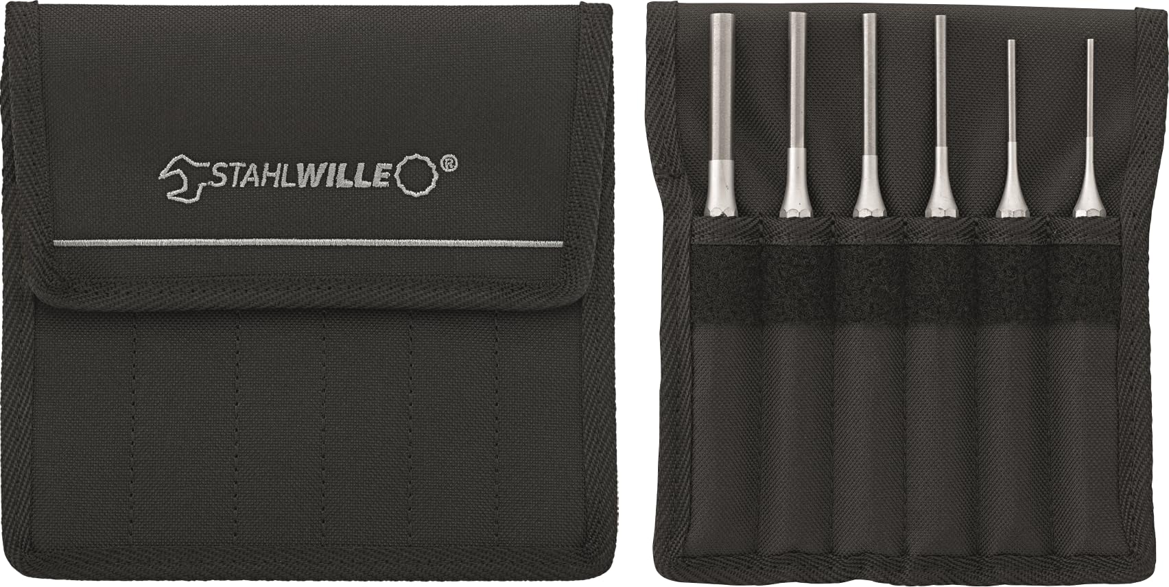Stahlwille 96700702 108/6 T Parallel Pin Punch Set, Pack of 5