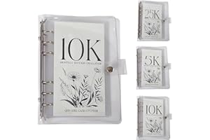 12-Month Envelopes Money Saving Challenge Binder, 2026 New Budget Binder Savings Challenges Book with Envelopes, Easy and Fun