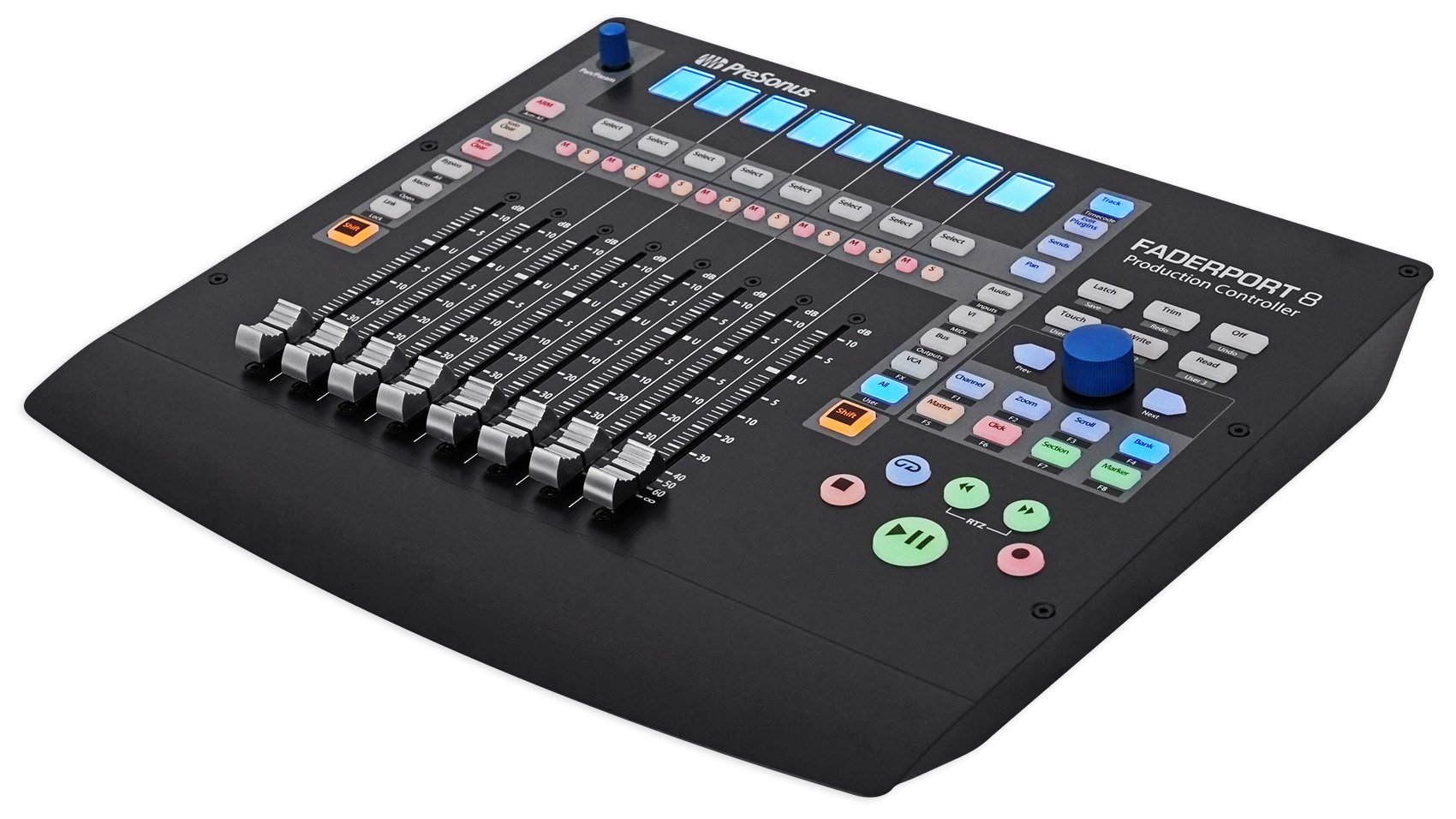 PRESONUS FADERPORT 8 USB 8Ch Mixer DAW Controller Mac/PC+Headphones+Mic+Shield on Galleon