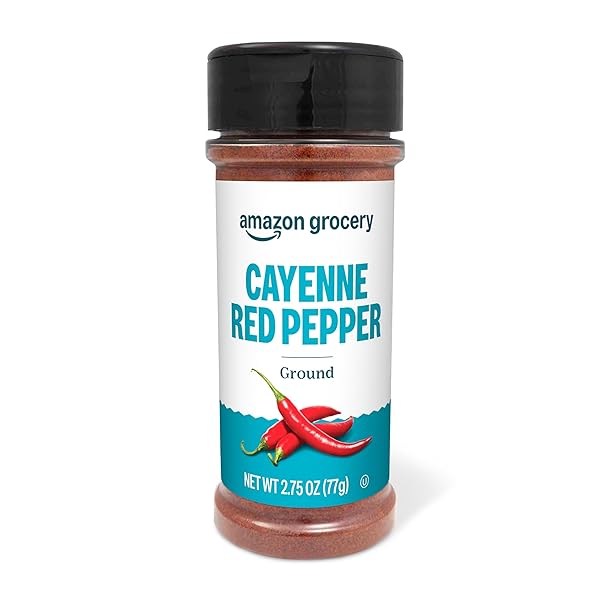 AMAZON GROCERY, GROUND CAYENNE RED PEPPER, 2.75 OZ (PREVIOUSLY HAPPY BELLY, PACKAGING MAY VARY)