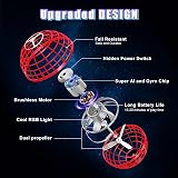 XINHOME Flying Ball Hover Drone RGB Light Indoors Outdoor Red view 2