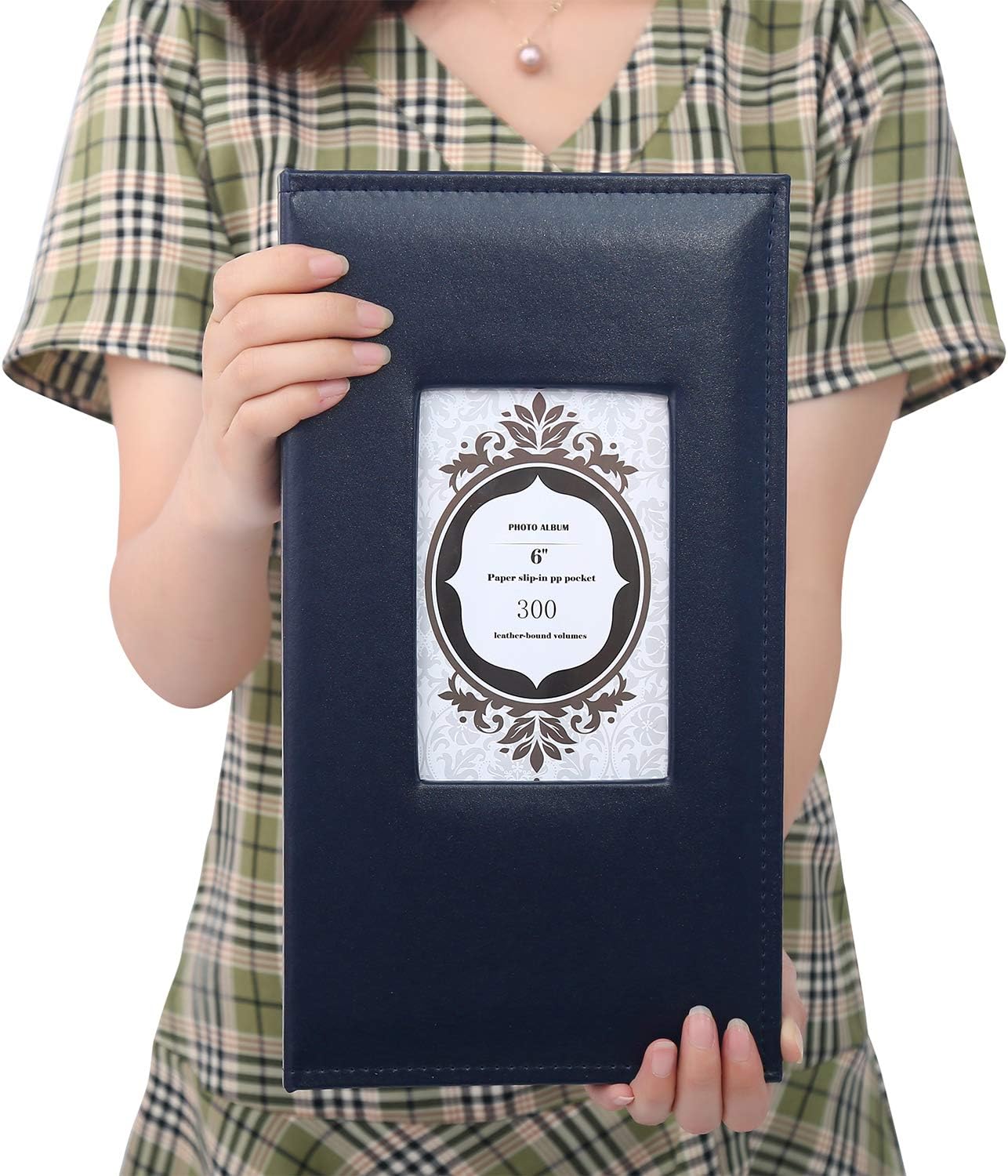 Vienrose Photo Album 4x6 300 Photos Leather Cover Extra Large Capacity Picture Book with Pockets for Wedding Family Anniversary Baby - Image 5