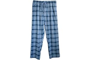MILEYMARLA Boy's 100% Cotton Flannel Pajama Lounge Sleep Pants Plaid PJ Bottoms Pockets